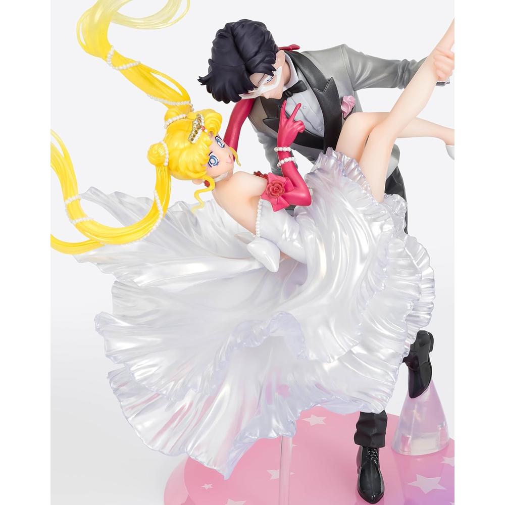 FIGURA USAGI Y TUXEDO MASK SAILOR MOON TAMASHII NATIONS - 2