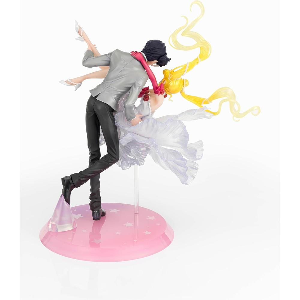 FIGURA USAGI Y TUXEDO MASK SAILOR MOON TAMASHII NATIONS - 4