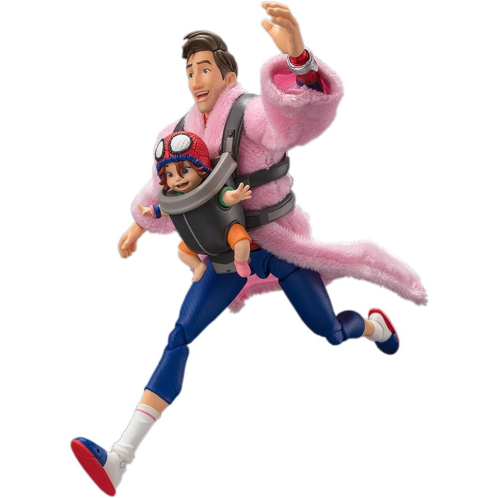 FIGURA PETER B PARKER Y MAYDAY PARKER SPIDER-MAN ACROSS THE SPIDER-VERSE TAMASHII NATIONS - 1