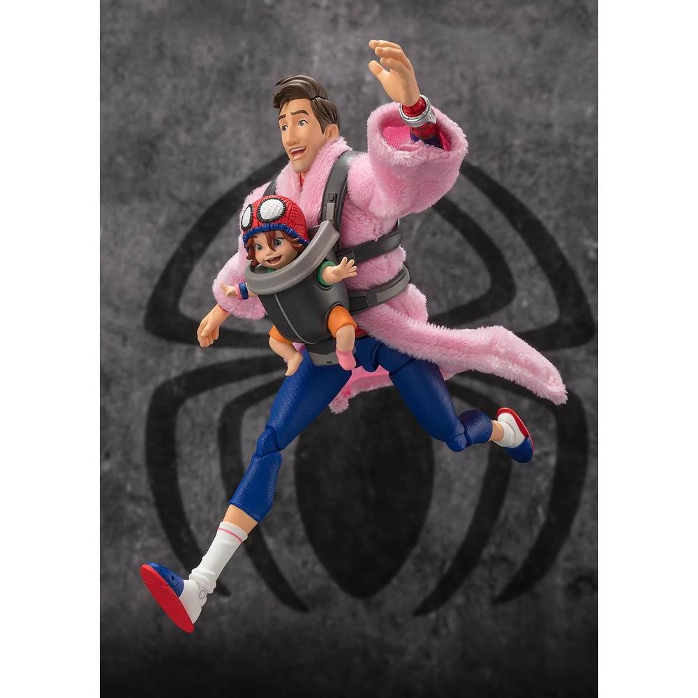 FIGURA PETER B PARKER Y MAYDAY PARKER SPIDER-MAN ACROSS THE SPIDER-VERSE TAMASHII NATIONS - 2