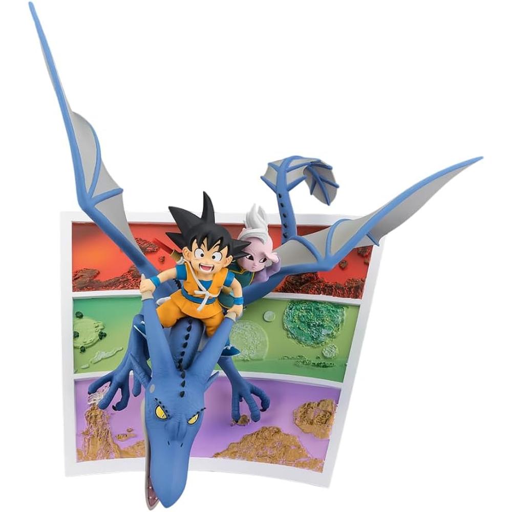 FIGURA SON GOKU Y KAIO-SAMA MINI DRAGON BALL DAIMA TAMASHII NATIONS - 1