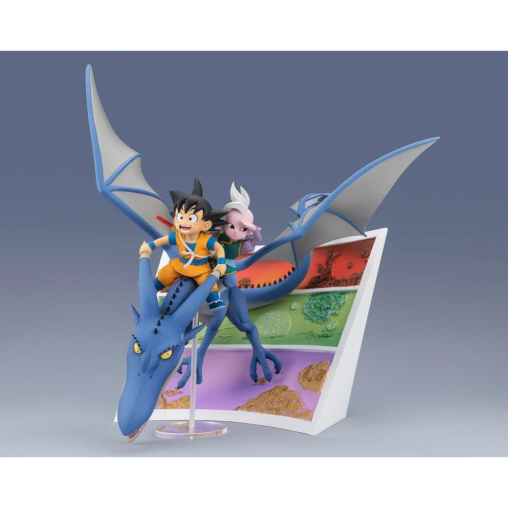 FIGURA SON GOKU Y KAIO-SAMA MINI DRAGON BALL DAIMA TAMASHII NATIONS - 5