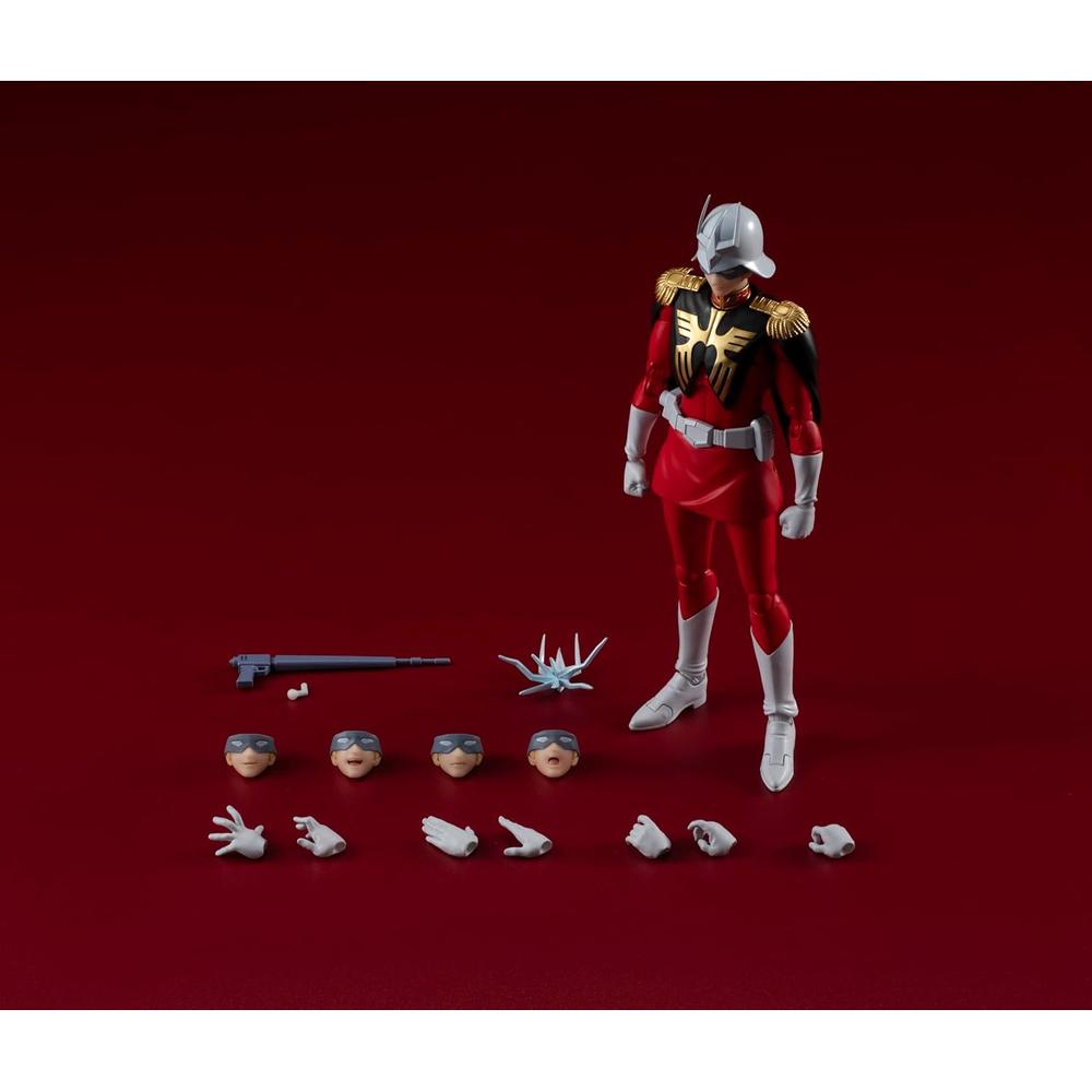 FIGURA CHAR AZNABLE GUNDAM TAMASHII NATIONS - 3