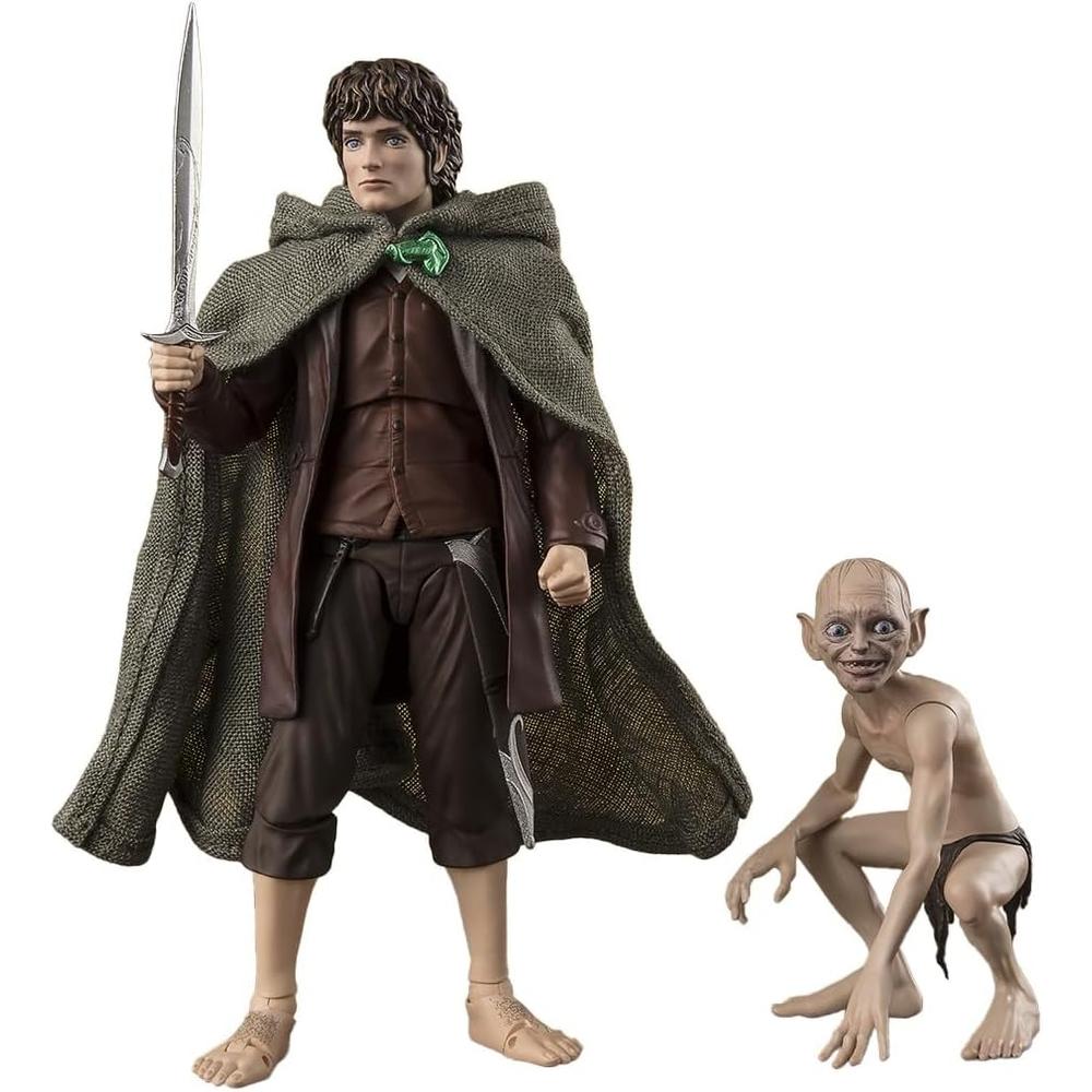 FIGURA FRODO Y GOLLUM EL SEÑOR DE LOS ANILLOS TAMASHII NATIONS - 1