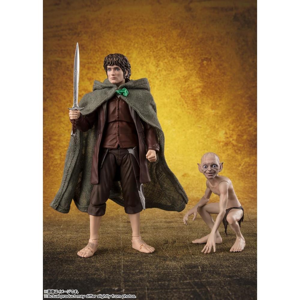 FIGURA FRODO Y GOLLUM EL SEÑOR DE LOS ANILLOS TAMASHII NATIONS - 2