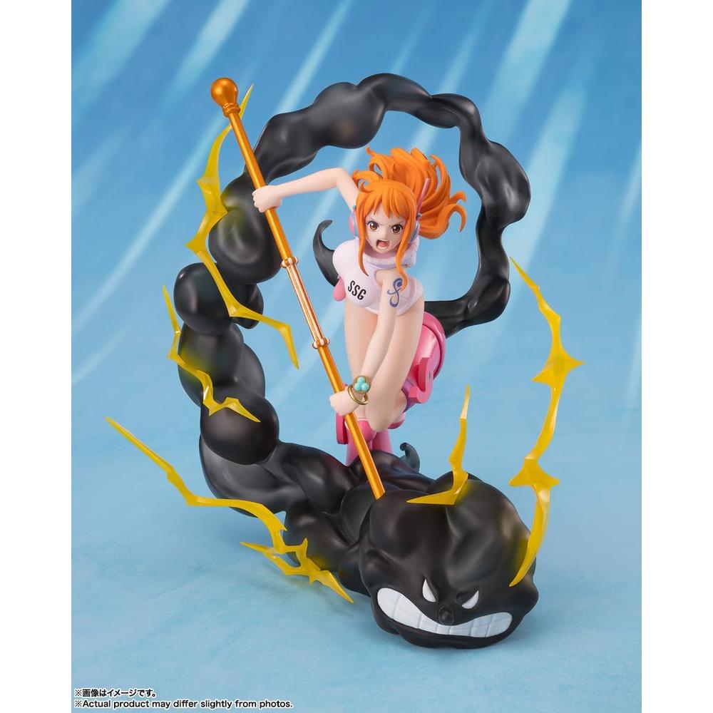 FIGURA NAMI EXPLODING THUNDERBOLT ONE PIECE TAMASHII NATIONS - 3