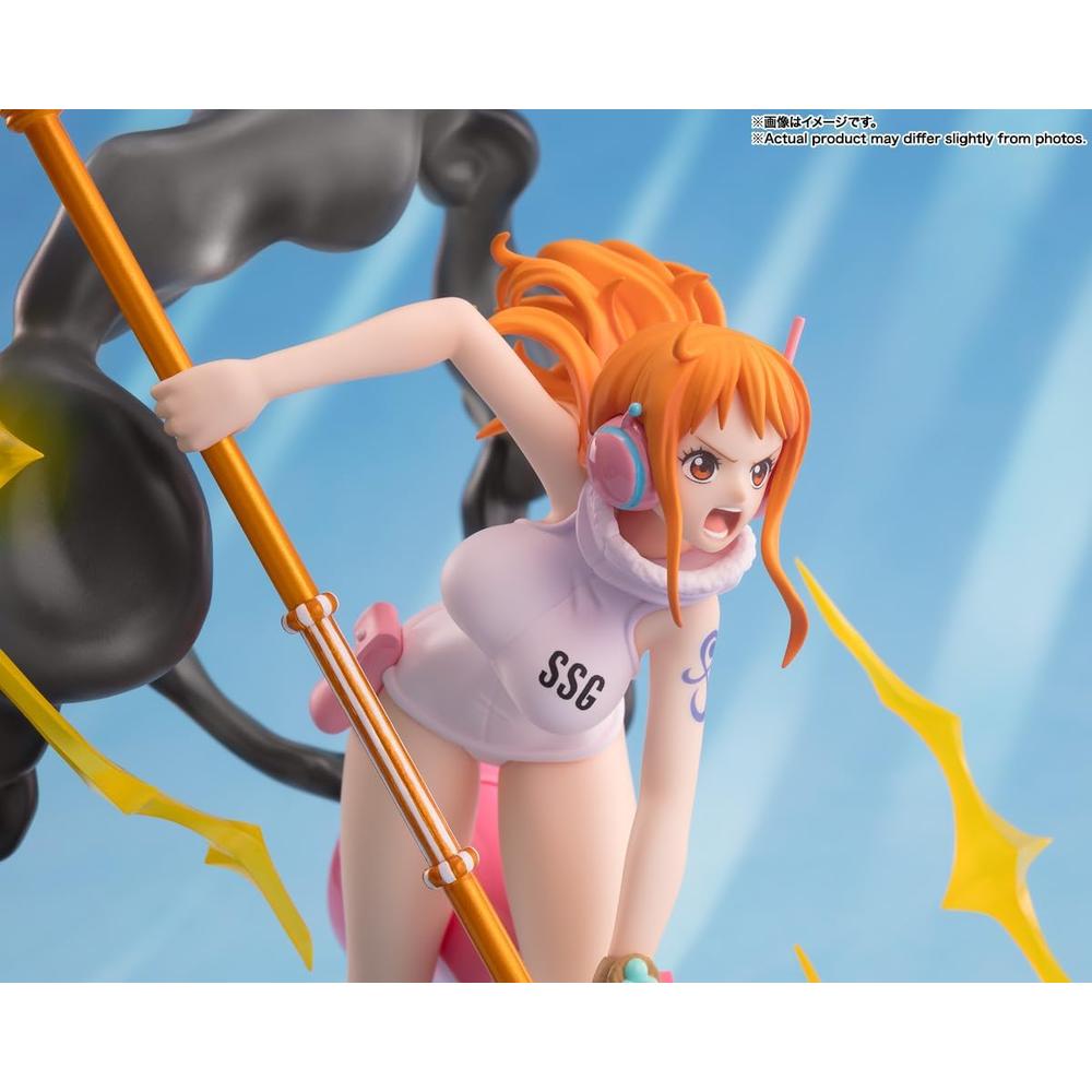 FIGURA NAMI EXPLODING THUNDERBOLT ONE PIECE TAMASHII NATIONS - 5