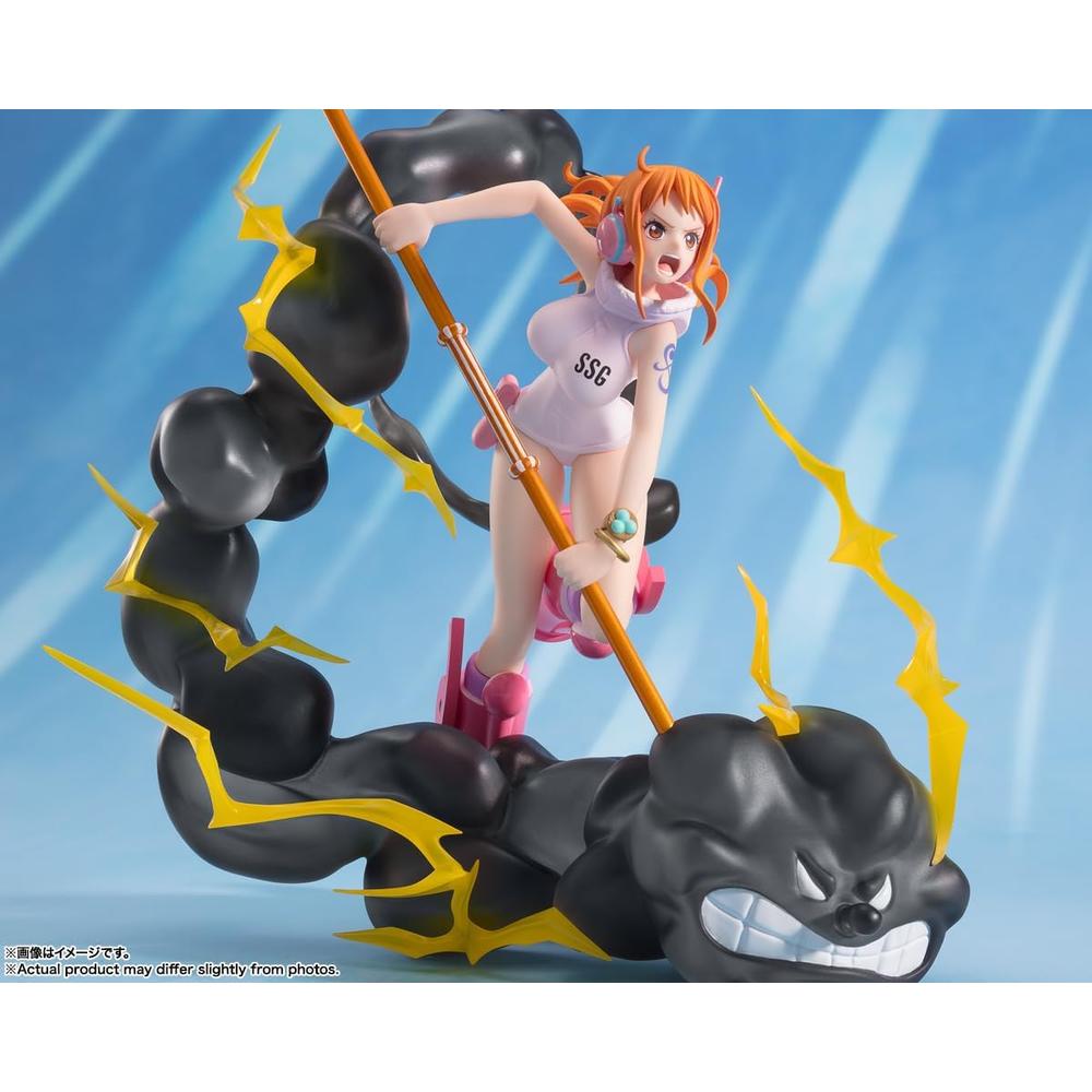 FIGURA NAMI EXPLODING THUNDERBOLT ONE PIECE TAMASHII NATIONS - 6
