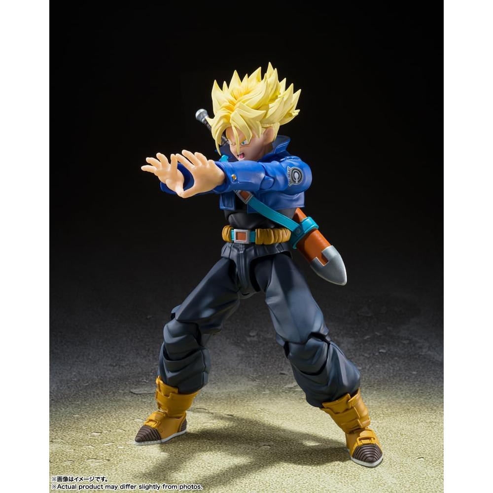 FIGURA SUPER SAIYAN TRUNKS DRAGON BALL TAMASHII NATIONS - 5