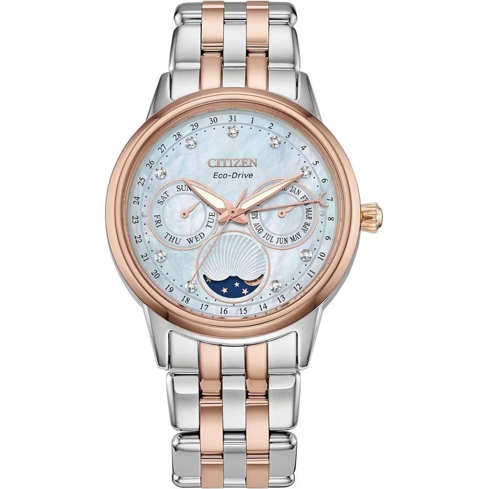 RELOJ CITIZEN ECO-DRIVE FASE LUNAR DIAMANTES MUJER - 1