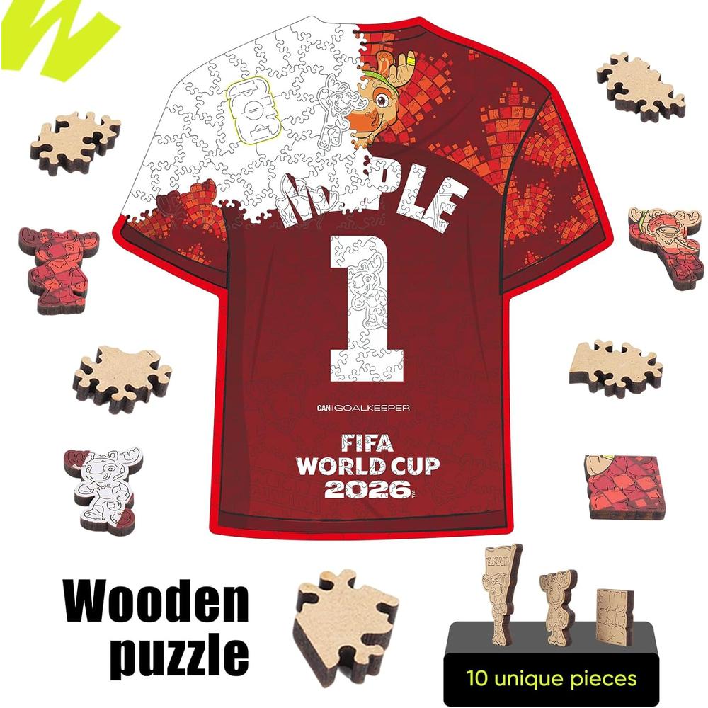 ROMPECABEZAS CAMISETA MAPLE FIFA WORLD CUP 2026 200 PCS - 4