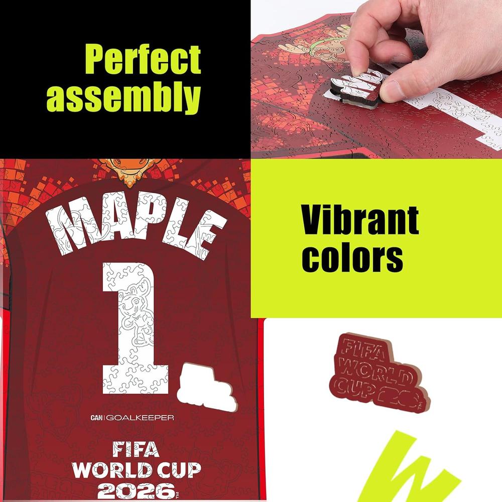 ROMPECABEZAS CAMISETA MAPLE FIFA WORLD CUP 2026 200 PCS - 5