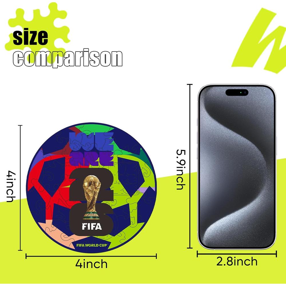 ROMPECABEZAS BOLSILLO FIFA WORLD CUP 2026 26 PCS - 3
