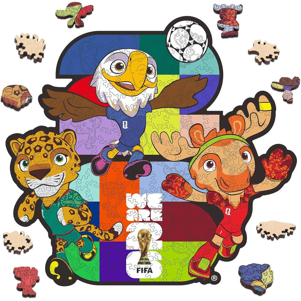 ROMPECABEZAS MASCOTAS FIFA WORLD CUP 2026 150 PCS - 1