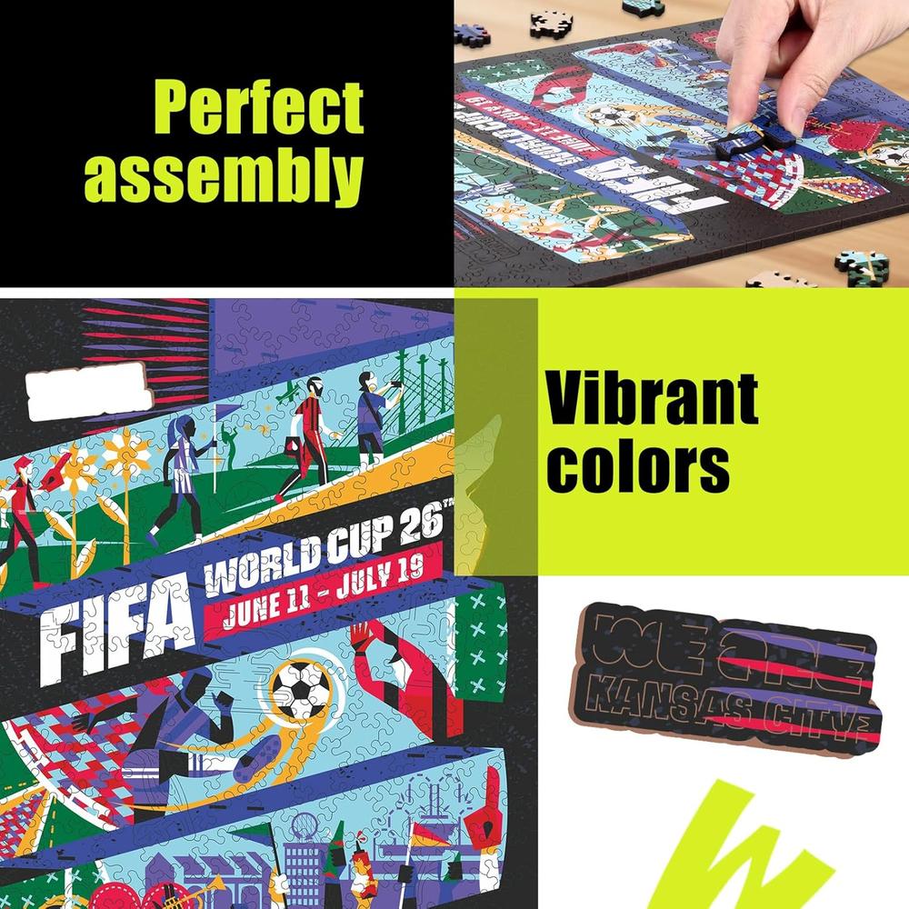 ROMPECABEZAS FIFA WORLD CUP 2026 KANSAS CITY 200 PCS - 5