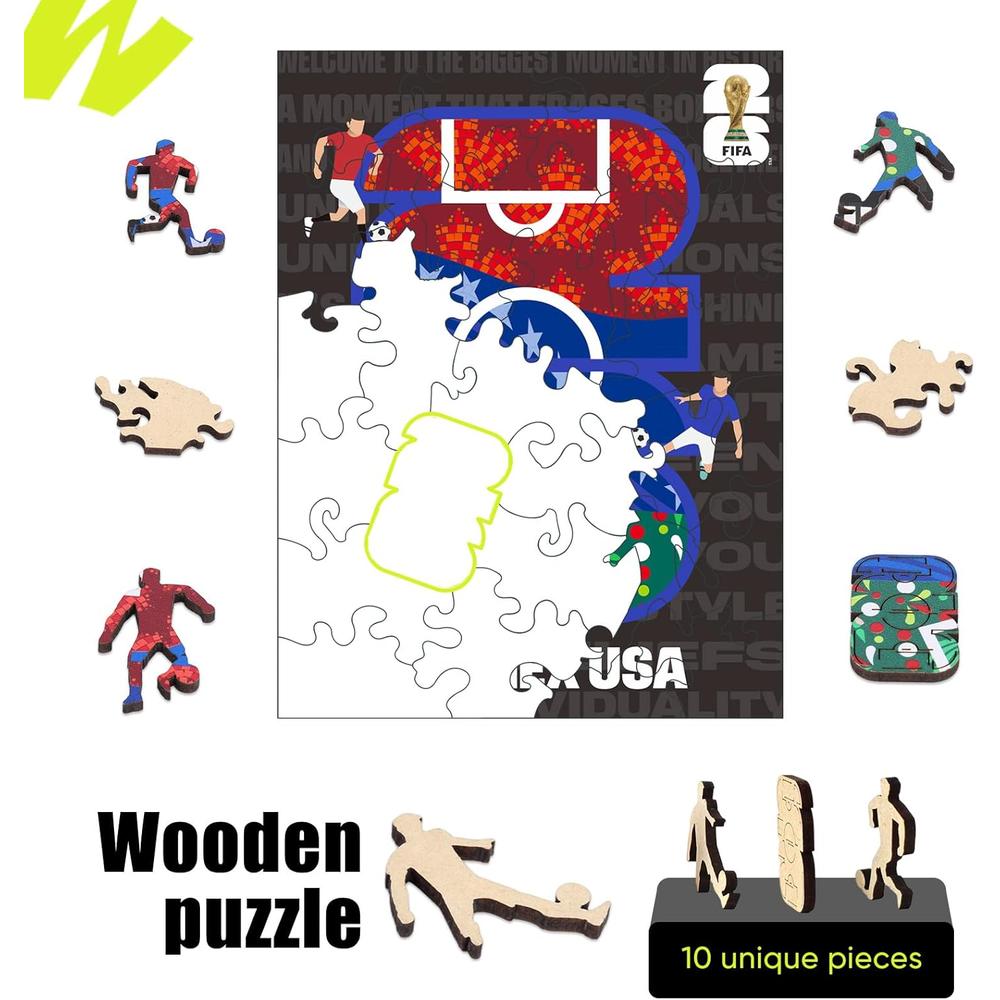 ROMPECABEZAS BOLSILLO FIFA WORLD CUP 2026 TEMATICA 26 PCS - 4