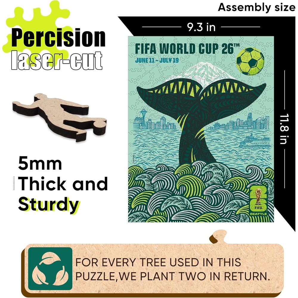 ROMPECABEZAS FIFA WORLD CUP 2026 SEATTLE 200 PCS - 5