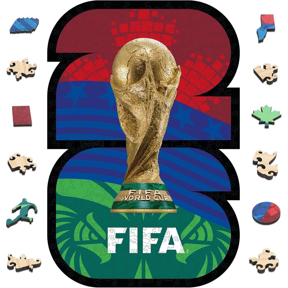 ROMPECABEZAS LOGO PAISES ANFITRIONES FIFA 2026 300 PCS - 1