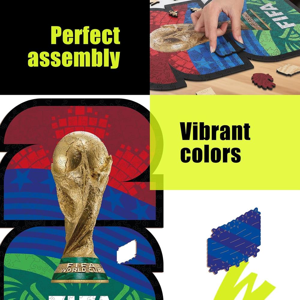 ROMPECABEZAS LOGO PAISES ANFITRIONES FIFA 2026 300 PCS - 4