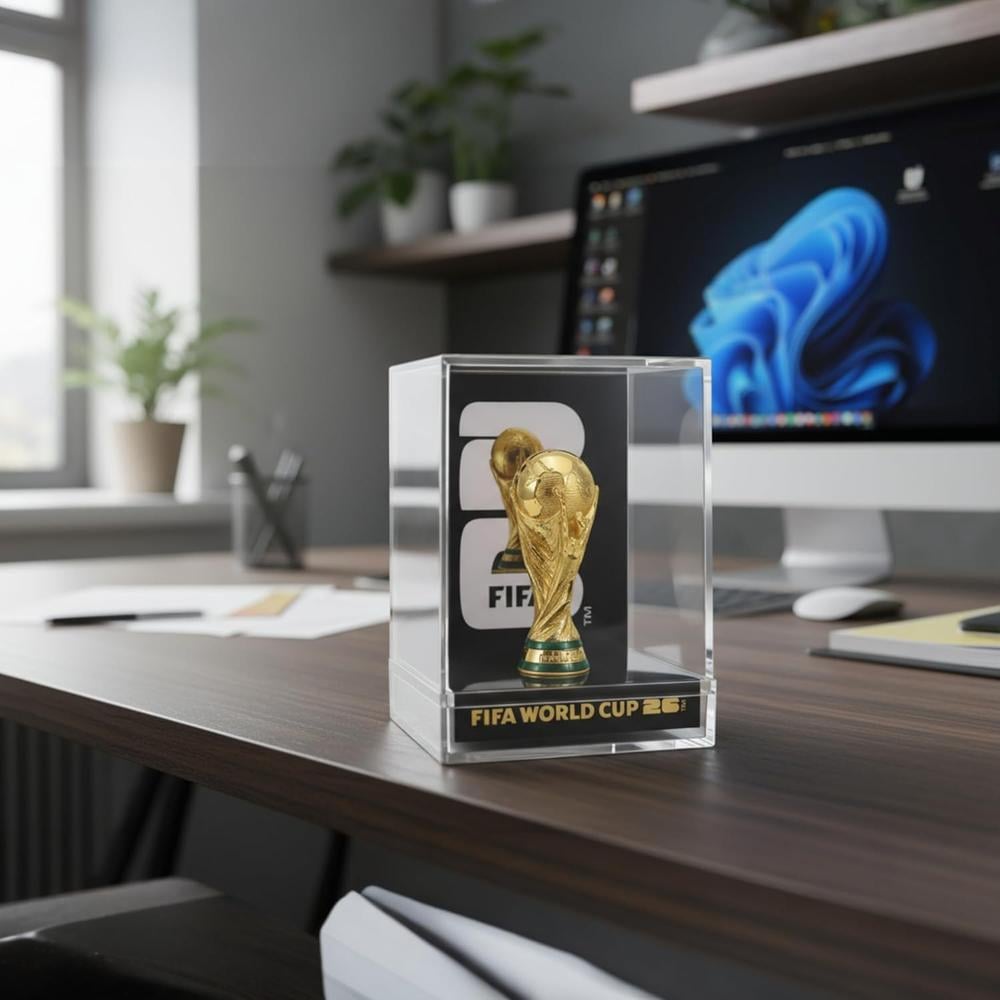 TROFEO 3D FIFA WORLD CUP 2026 VITRINA ACRILICA 3' - 3