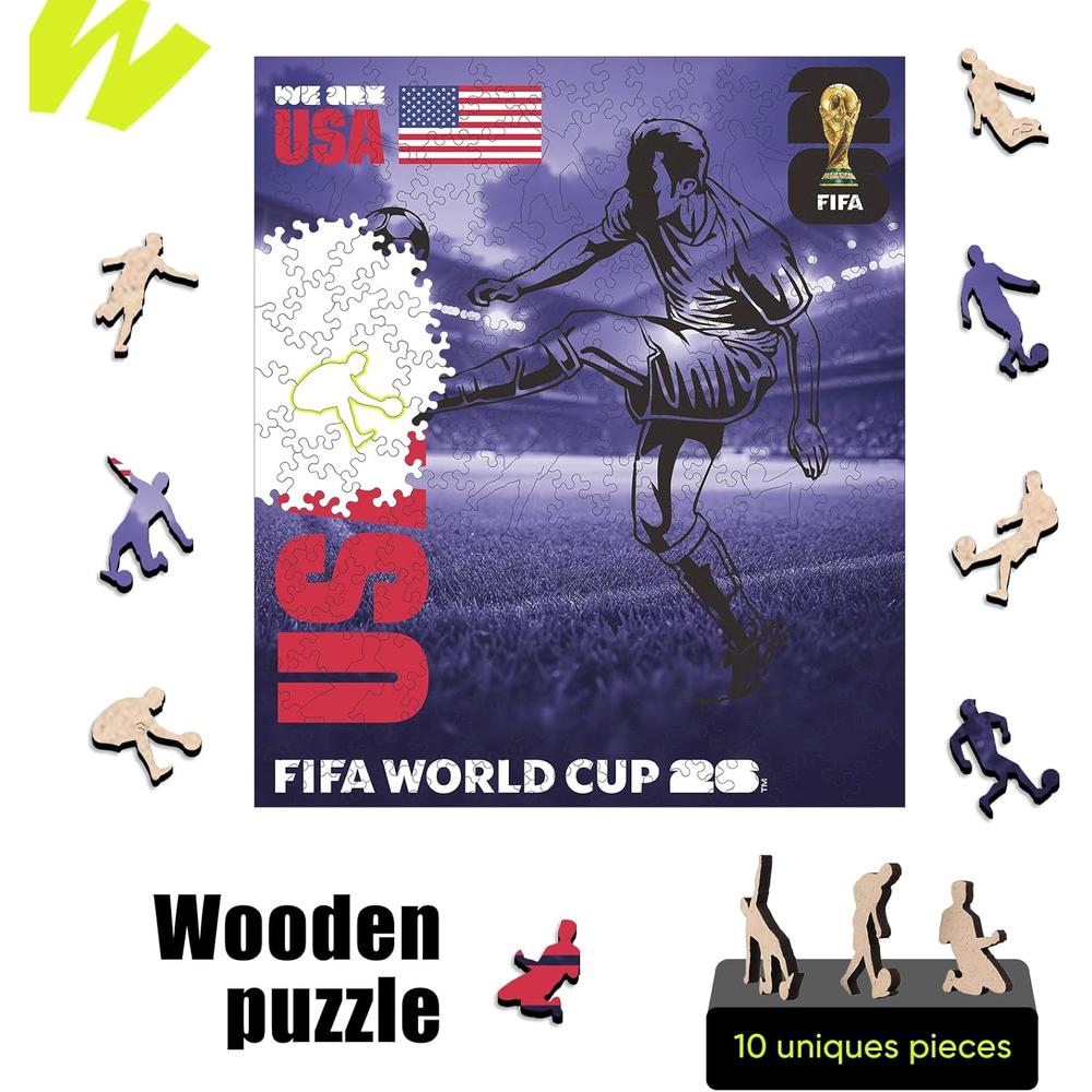 ROMPECABEZAS TROFEOS FIFA 2026 WA USA 200 PCS - 3