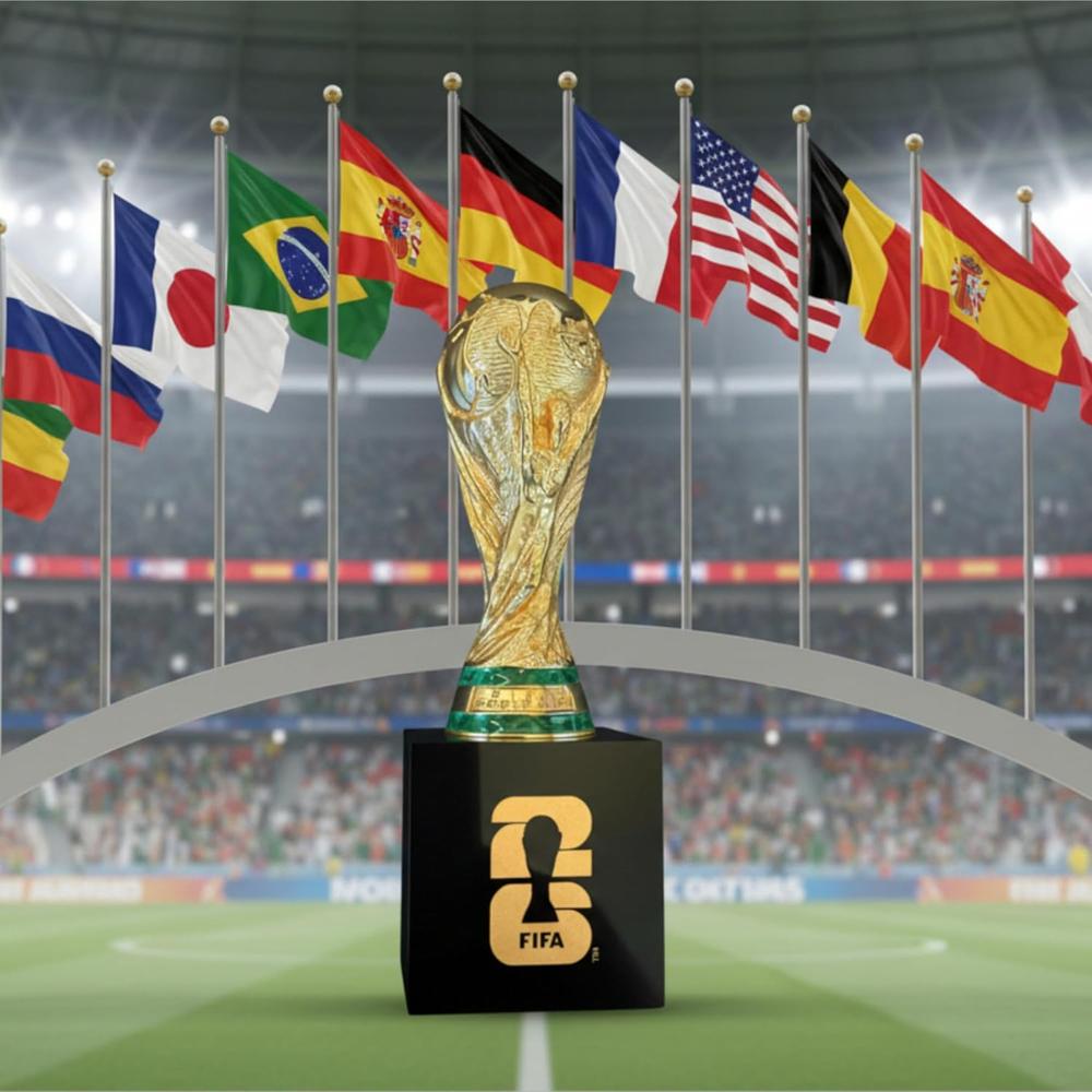 TROFEO 3D FIFA WORLD CUP 2026 BASE ACRILICA 15 CM - 3