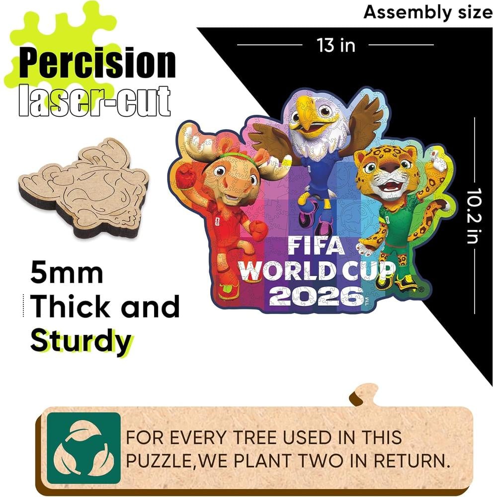 ROMPECABEZAS TIME TO SHINE FIFA WORLD CUP 2026 200 PCS - 3
