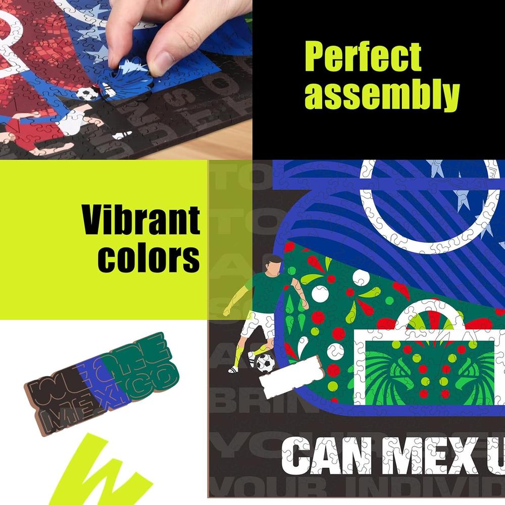 ROMPECABEZAS FIFA WORLD CUP 2026 CANADA MEXICO USA 300 PCS - 4