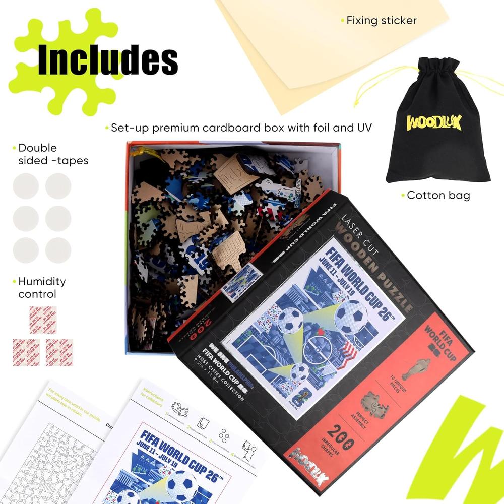 ROMPECABEZAS FIFA WORLD CUP 2026 FILADELFIA 200 PCS - 6