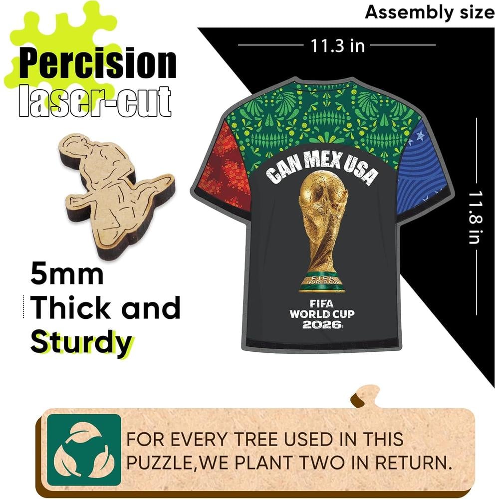 ROMPECABEZAS FIFA WORLD CUP 2026 CANADA MEXICO USA 200 PCS - 3