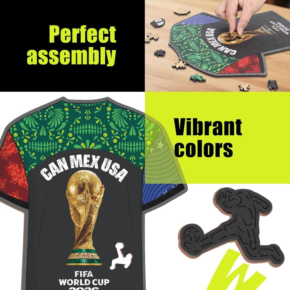 ROMPECABEZAS FIFA WORLD CUP 2026 CANADA MEXICO USA 200 PCS - 5