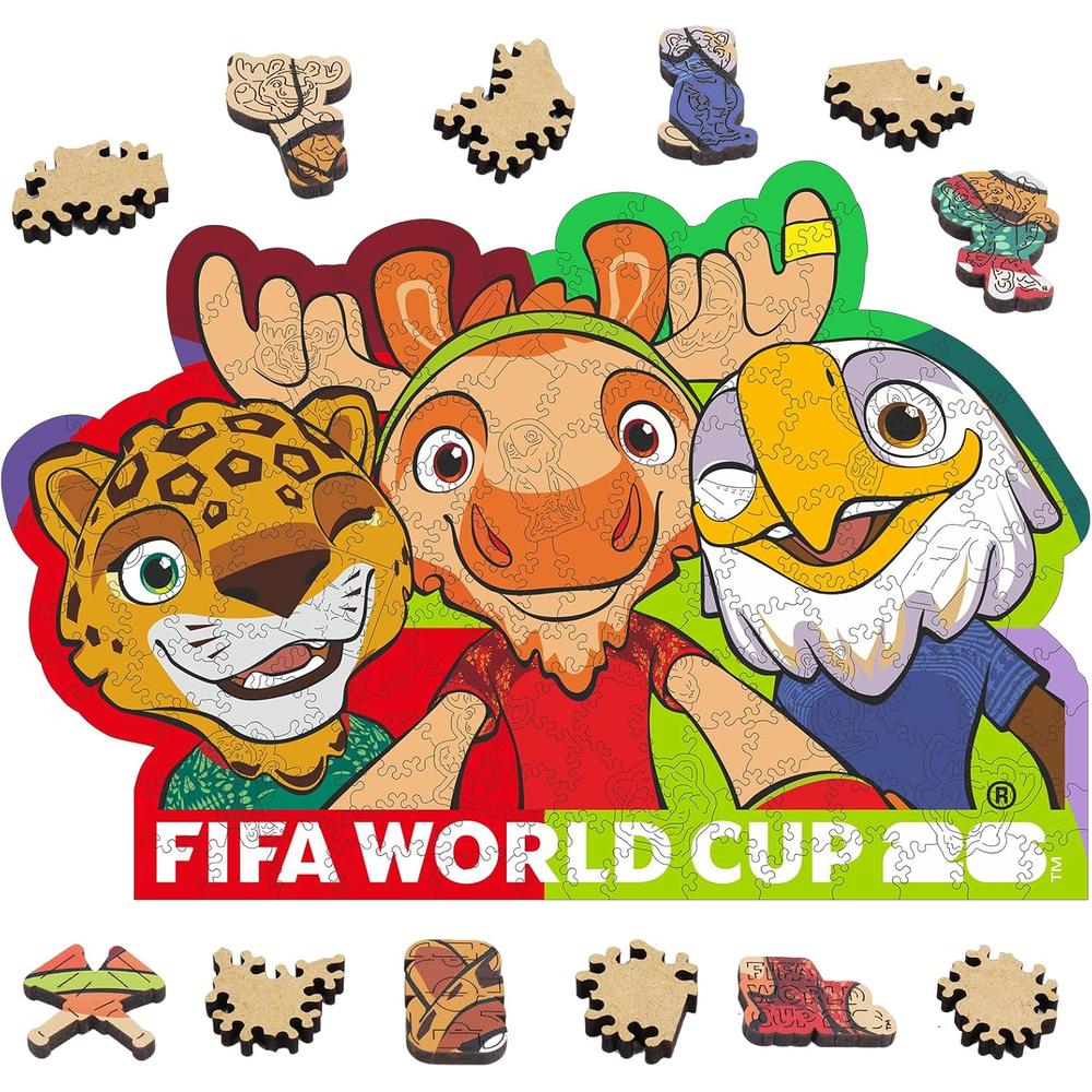 ROMPECABEZAS SELFIE MASCOTAS FIFA WORLD CUP 2026 150 PCS - 1