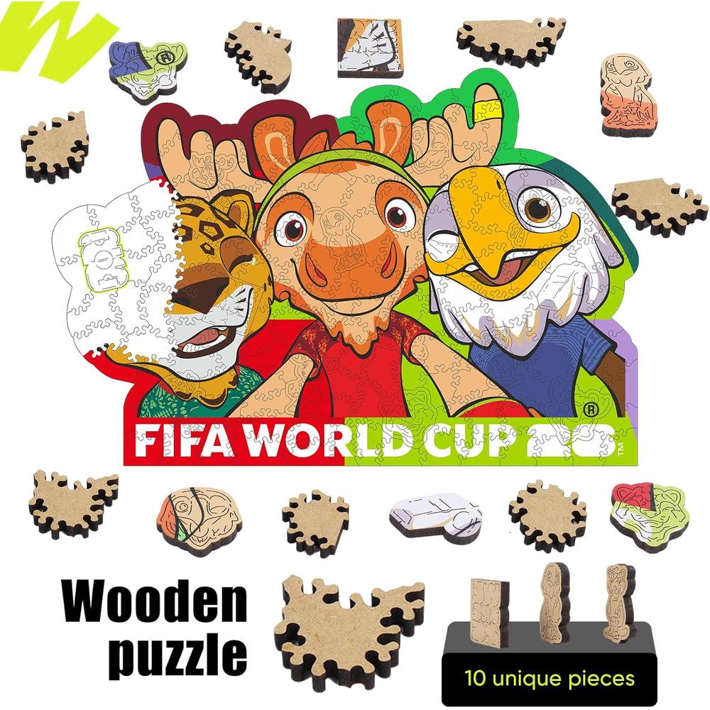 ROMPECABEZAS SELFIE MASCOTAS FIFA WORLD CUP 2026 150 PCS - 3