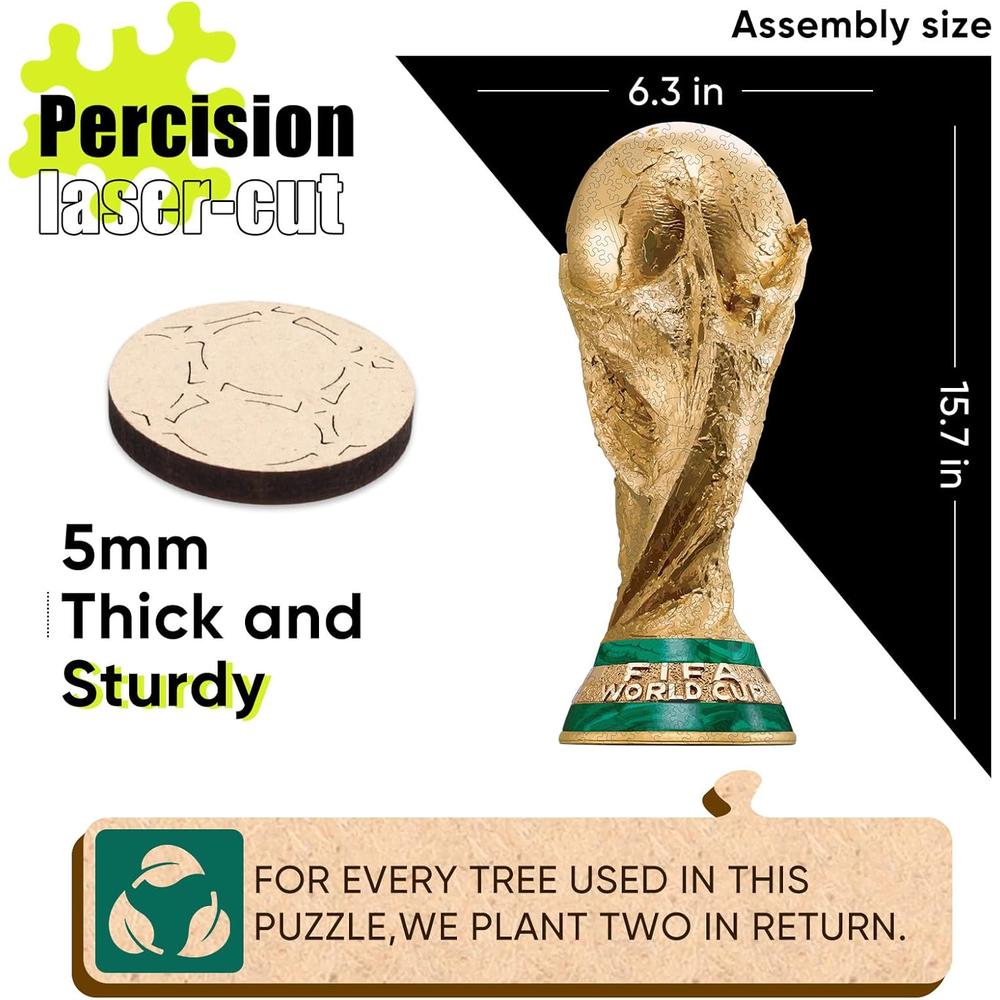 ROMPECABEZAS TROFEO FIFA WORLD CUP 2026 GOLD 200 PCS - 3