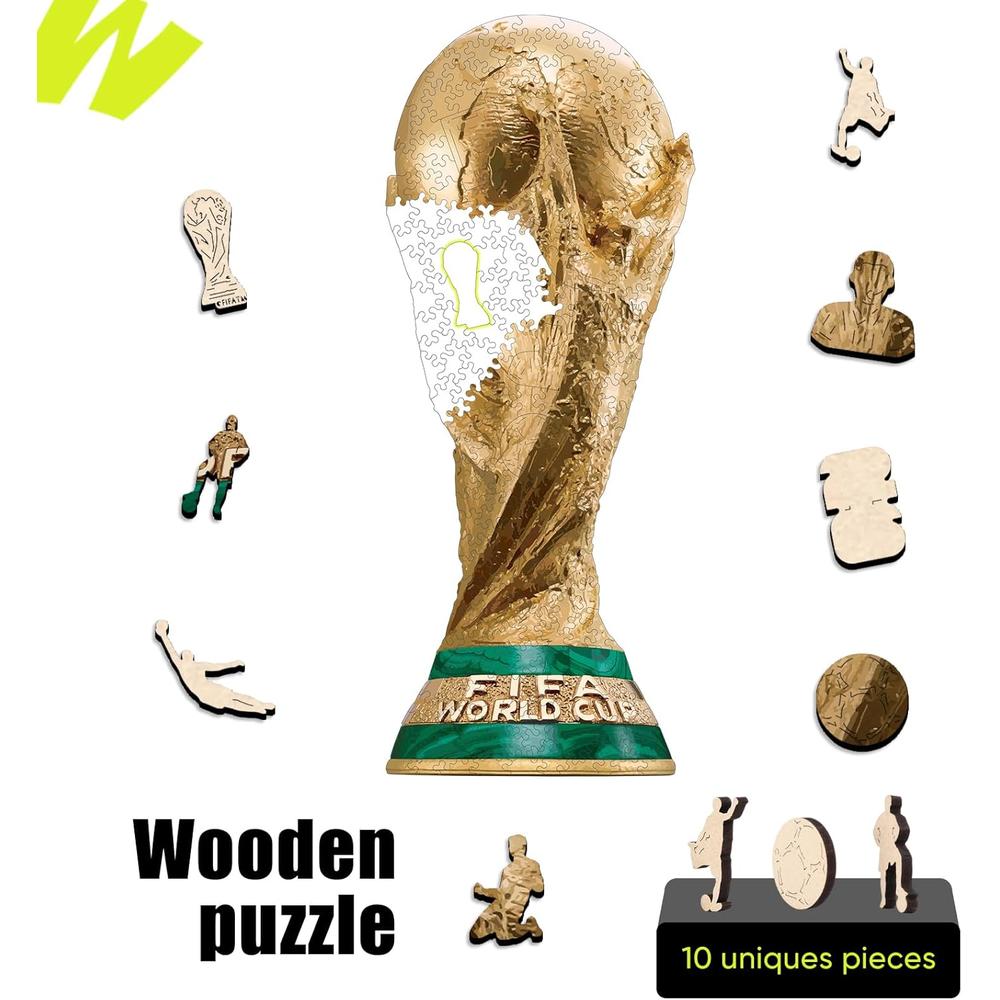 ROMPECABEZAS TROFEO FIFA WORLD CUP 2026 GOLD 200 PCS - 4