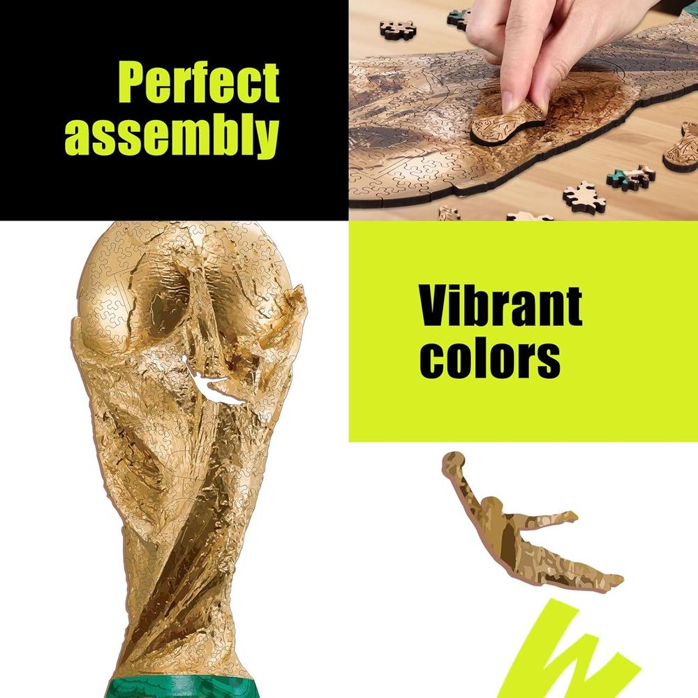 ROMPECABEZAS TROFEO FIFA WORLD CUP 2026 GOLD 200 PCS - 5