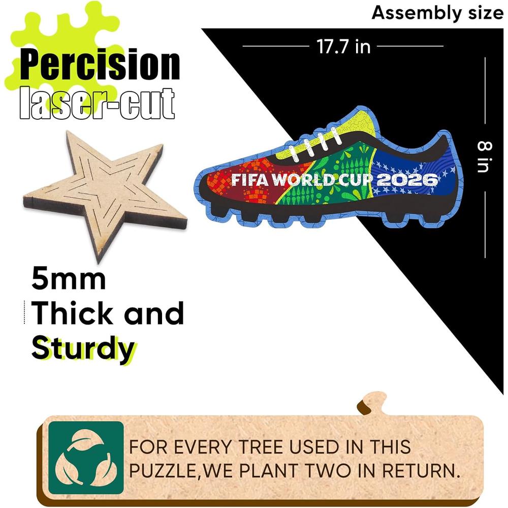 ROMPECABEZAS BOTA FIFA WORLD CUP 2026 200 PCS - 5