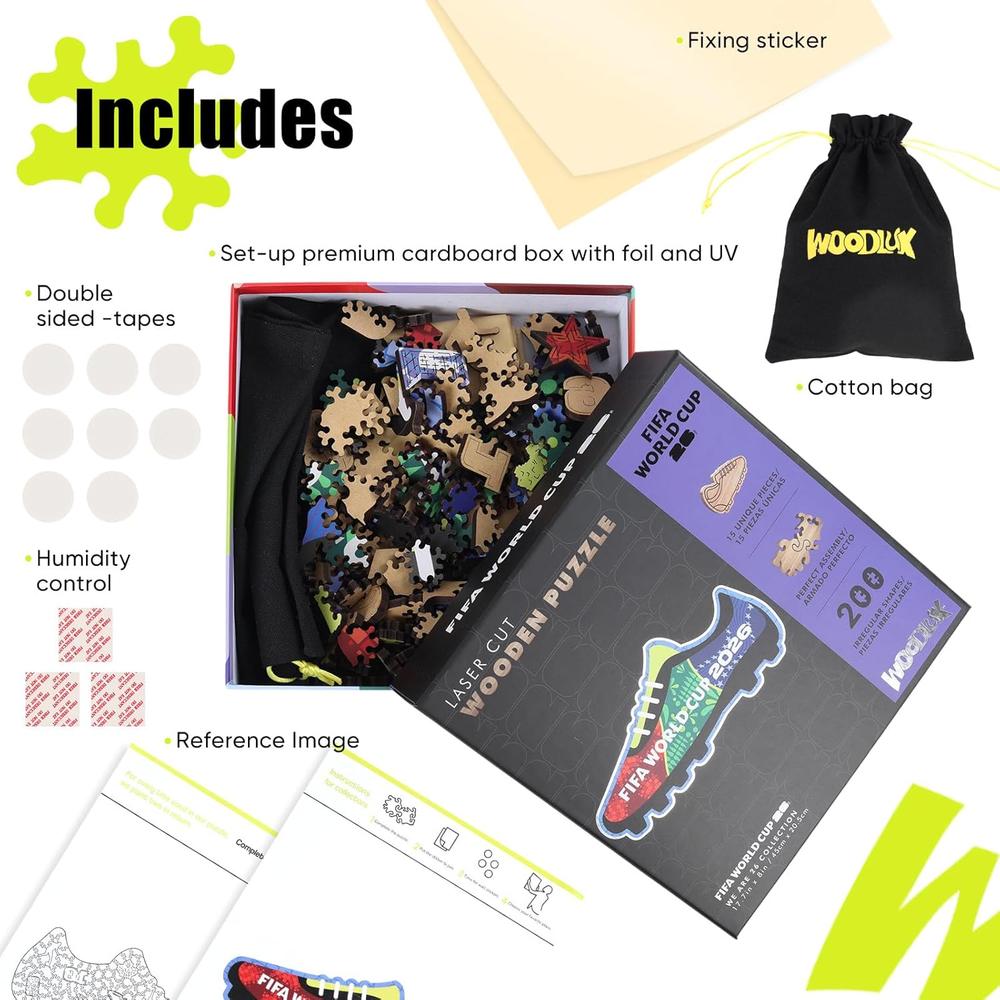 ROMPECABEZAS BOTA FIFA WORLD CUP 2026 200 PCS - 6