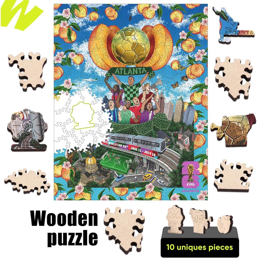 ROMPECABEZAS FIFA WORLD CUP 2026 ATLANTA 200 PCS - 4