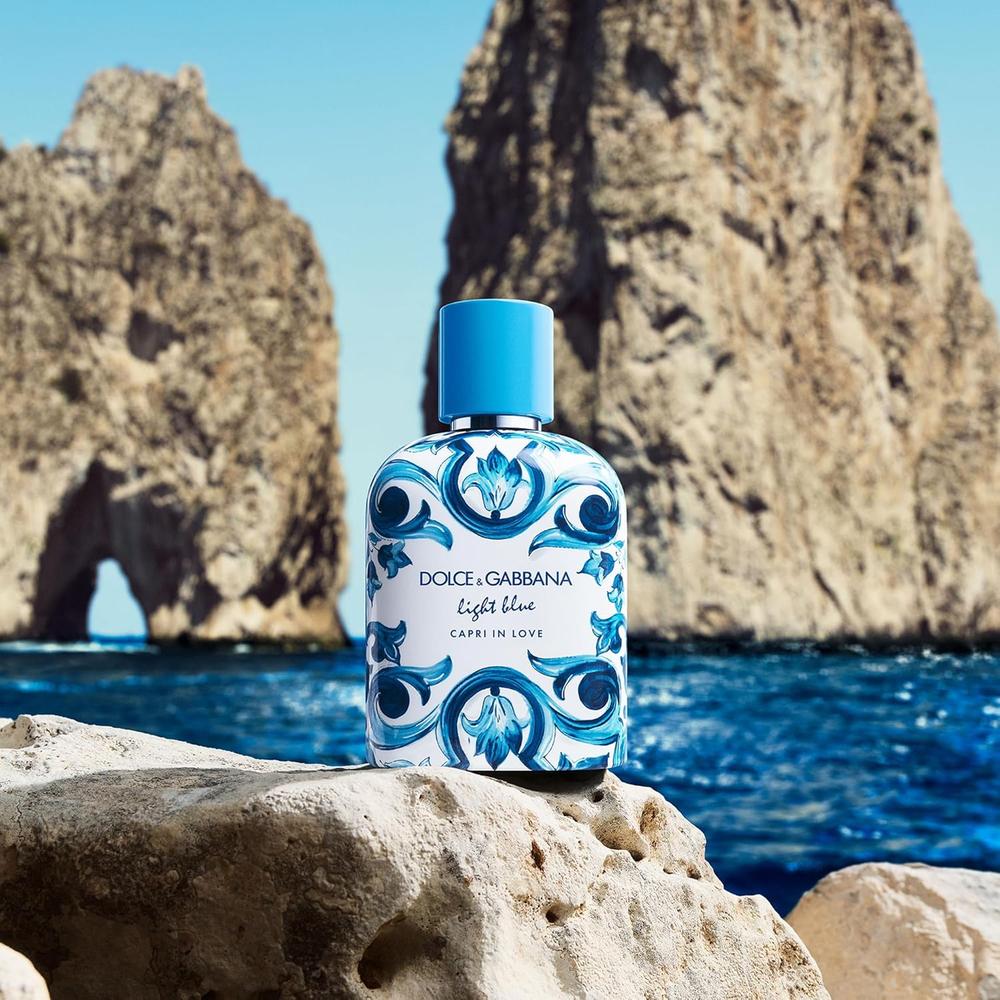 PERFUME DOLCE Y GABBANA LIGHT BLUE CAPRI IN LOVE EDT HOMBRE 3.4 OZ / 100 ML - 4