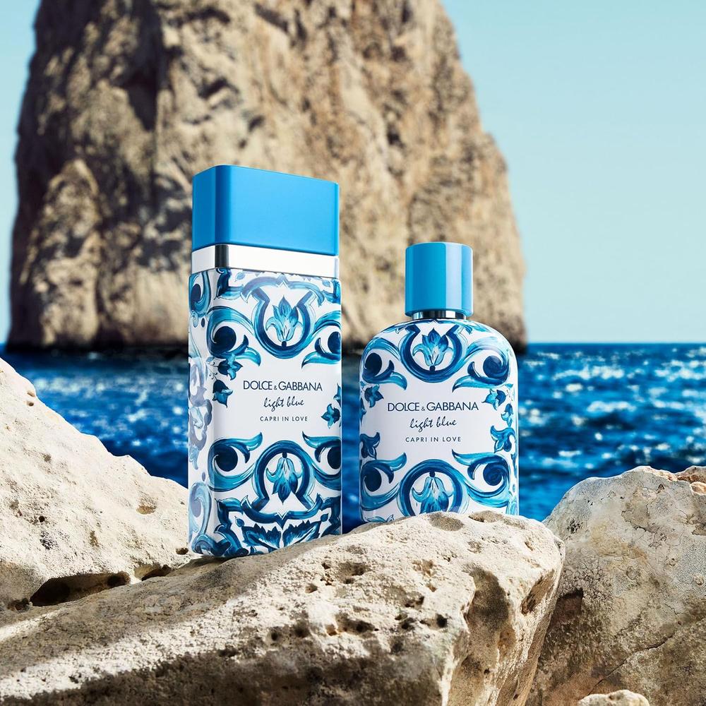 PERFUME DOLCE Y GABBANA LIGHT BLUE CAPRI IN LOVE EDT HOMBRE 3.4 OZ / 100 ML - 5