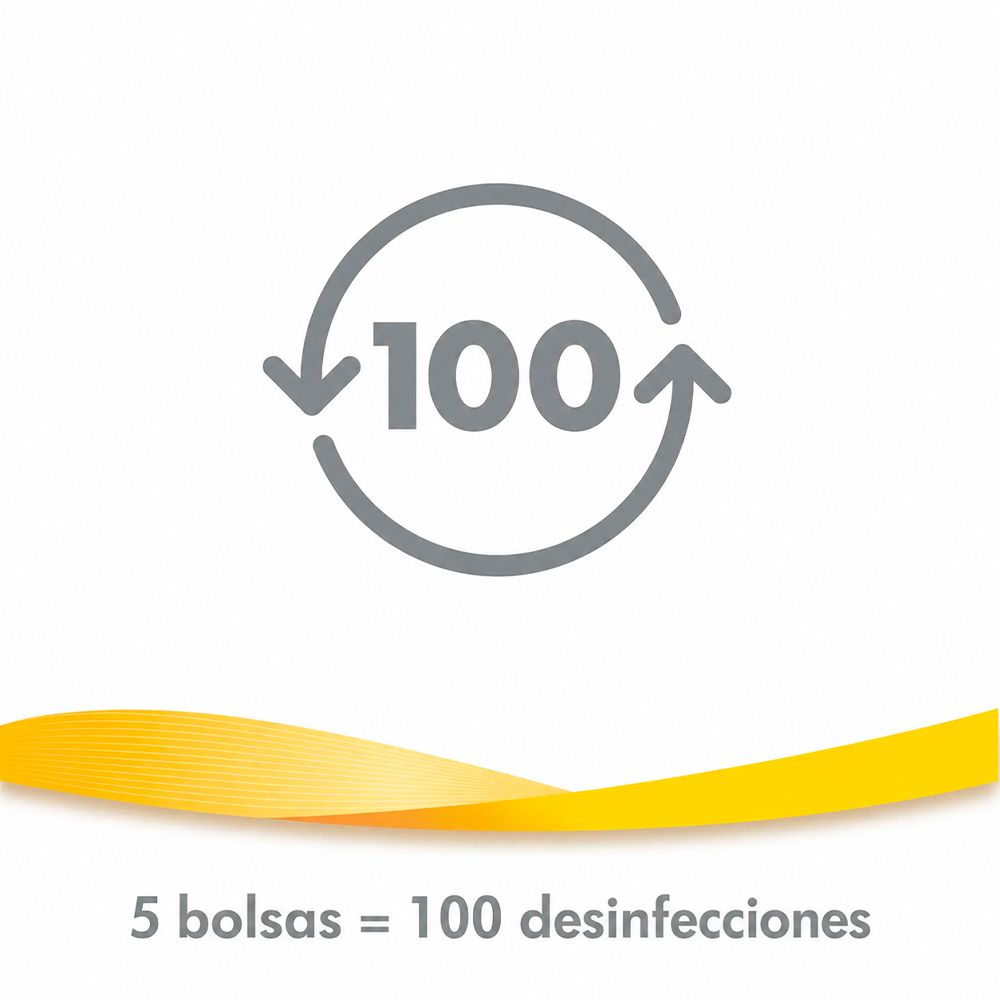 5 BOLSAS ESTERILIZADORAS PARA MICROONDAS - MEDELA QUICK CLEAN - 5