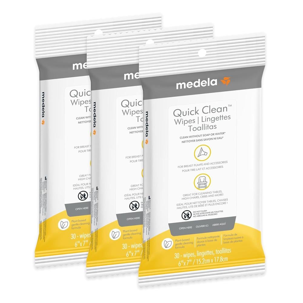 90 TOALLITAS DE LIMPIEZA RÁPIDA - MEDELA QUICK CLEAN - 1
