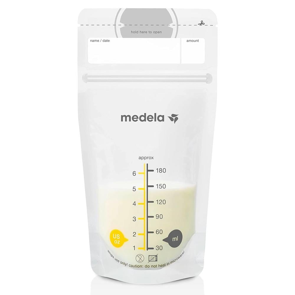 100 BOLSAS ALMACENAMIENTO LECHE MATERNA 170 ML - MEDELA - 1