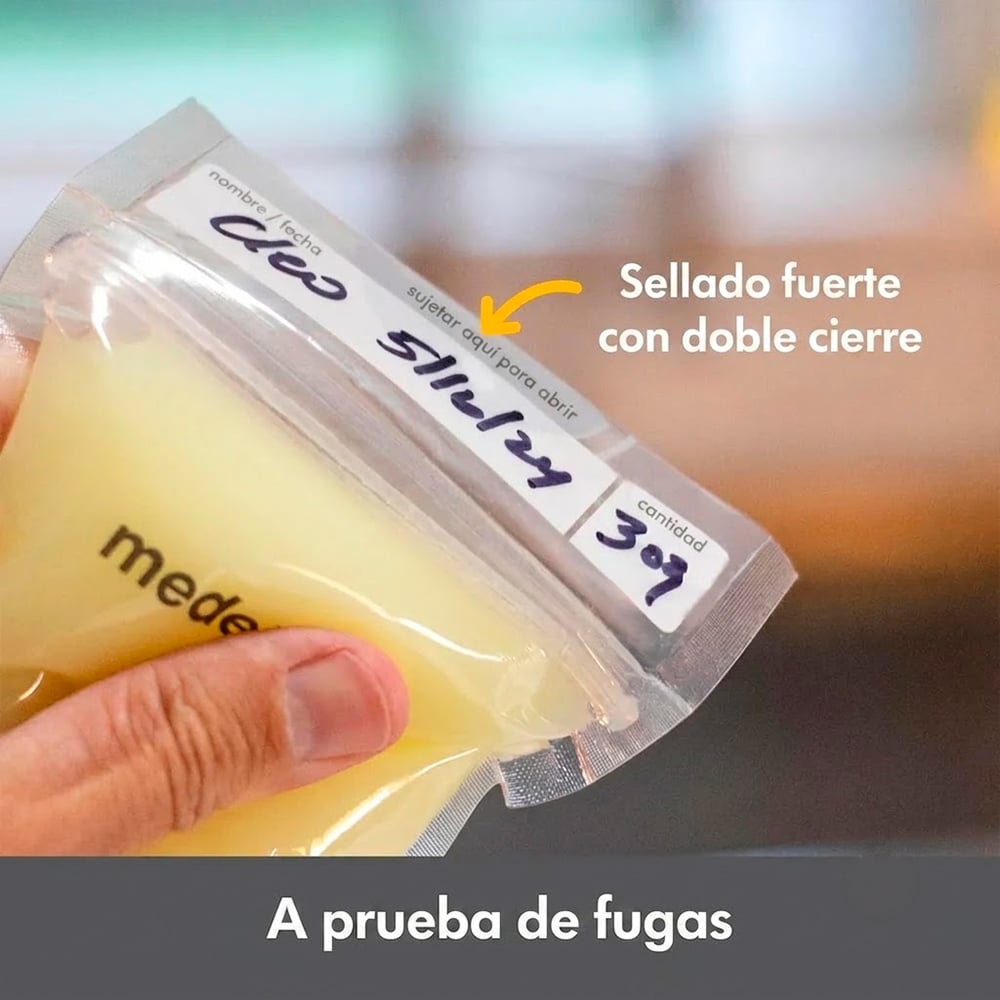 100 BOLSAS ALMACENAMIENTO LECHE MATERNA 170 ML - MEDELA - 3
