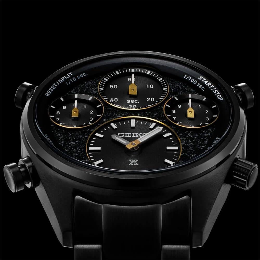 RELOJ SEIKO PROSPEX SPEEDTIMER SOLAR HOMBRE | NEGRO BRILLANTE - 5