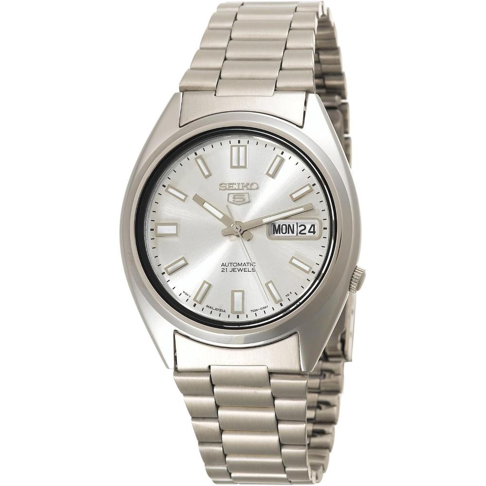RELOJ SEIKO 5 DE ACERO INOXIDABLE PARA HOMBRE | PLATA - 1