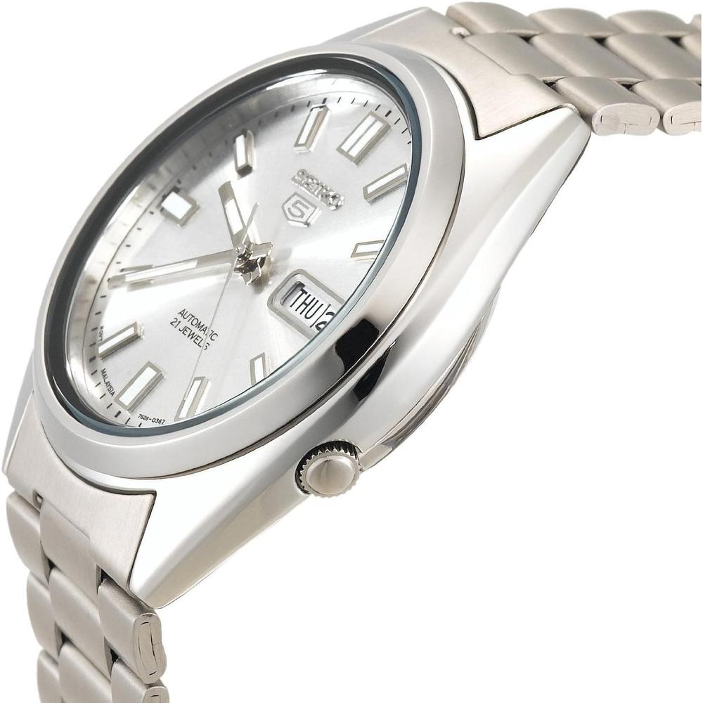 RELOJ SEIKO 5 DE ACERO INOXIDABLE PARA HOMBRE | PLATA - 3