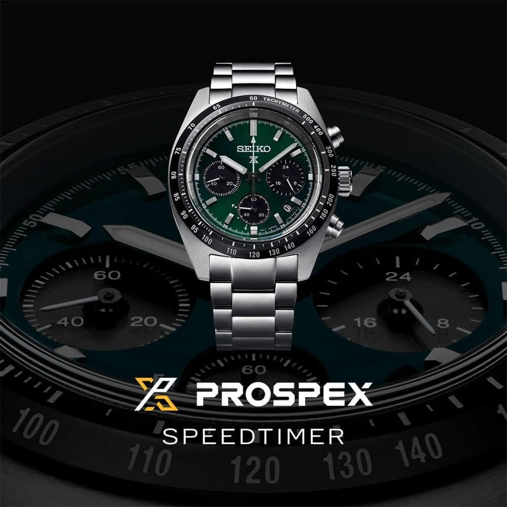 RELOJ SEIKO PROSPEX SPEEDTIMER SSC933 SOLAR PARA HOMBRE | VERDE - 2