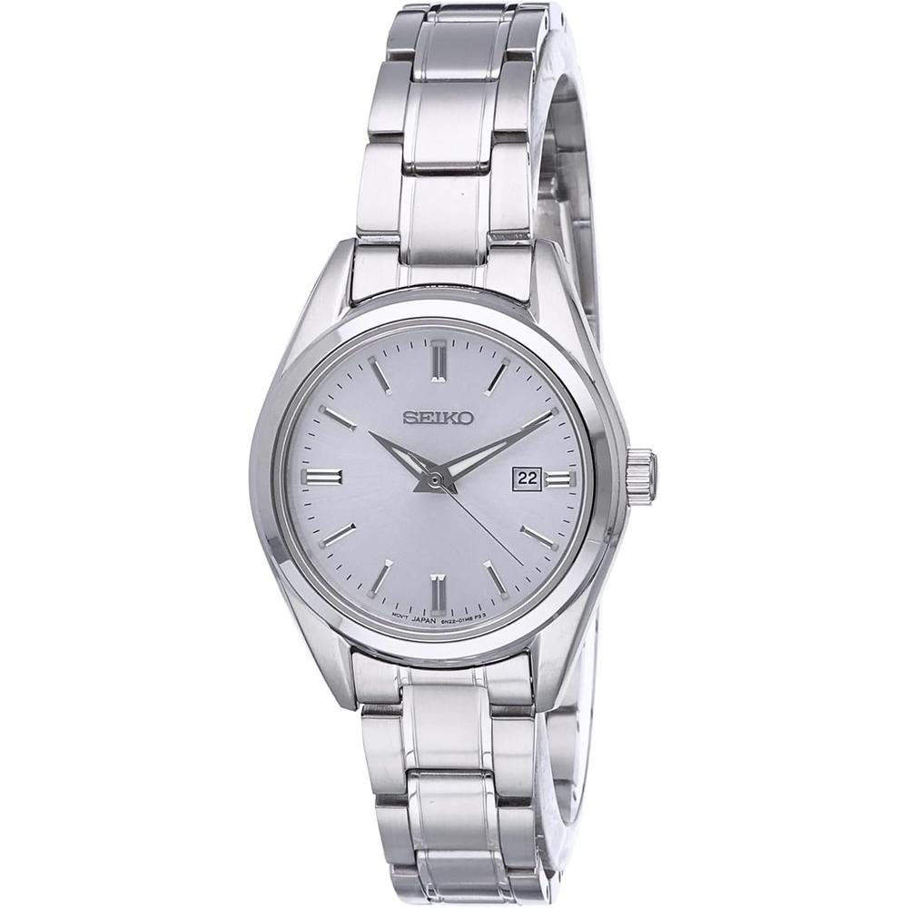 RELOJ SEIKO ESSENTIALS CON FECHA PARA MUJER | PLATA - 1